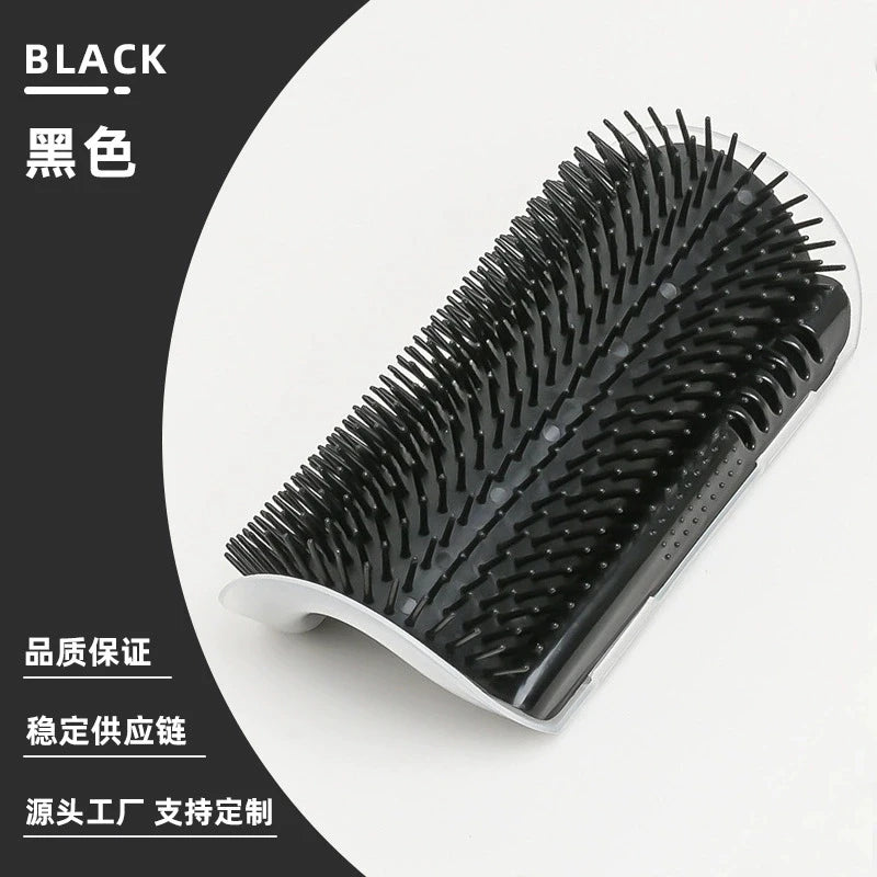 Wall-Mounted Cat Self Groomer with Massage Comb