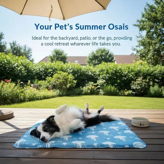 Pet Cooling Ice Mat For Dogs Cats Summer Non Toxic Self Cooling Pad For Indoor Outdoor Use