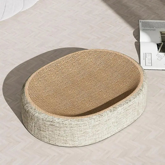 Oval Sisal Cat Scratch Pad & Sleeping Mat