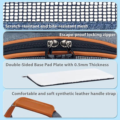 Anti-Collapse Pet Carrier Bag – Travel Handbag for Cats, Puppies & Small Pets