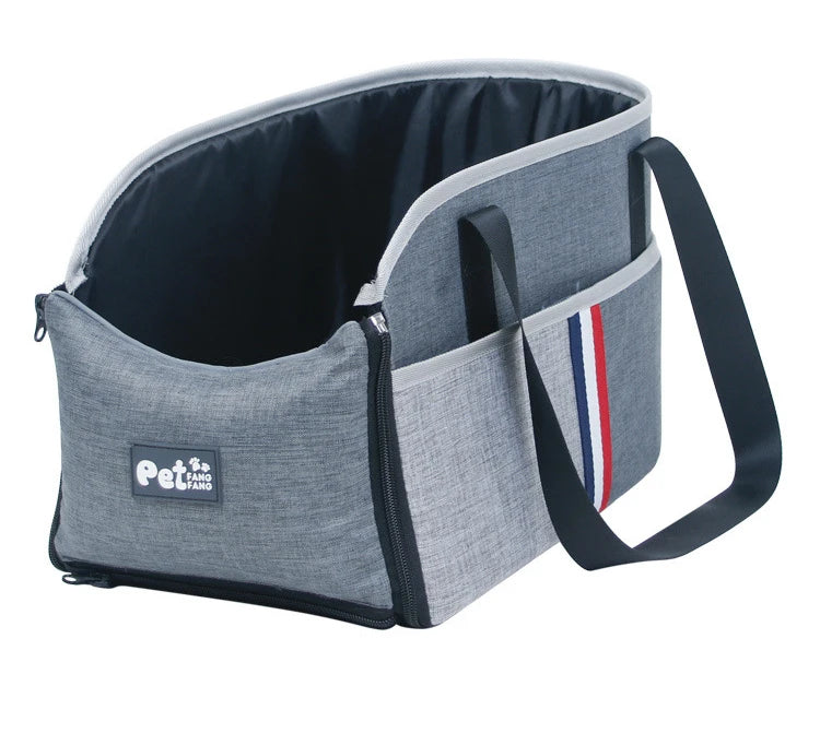 Portable Dog Car Seat Bed — Safe Travel Bed for Small Dogs & Cats