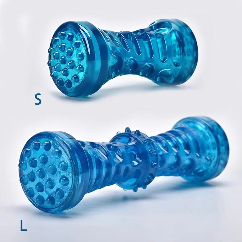 TPR Squeaky Dog Bone Teething Stick