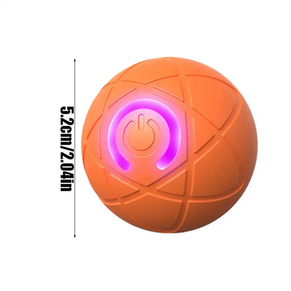 Interactive Auto-Rolling Ball Dog Toy – USB Rechargeable LED Shaky Ball for Dogs & Puppies