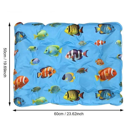 Pet Cooling Ice Mat For Dogs Cats Summer Non Toxic Self Cooling Pad For Indoor Outdoor Use
