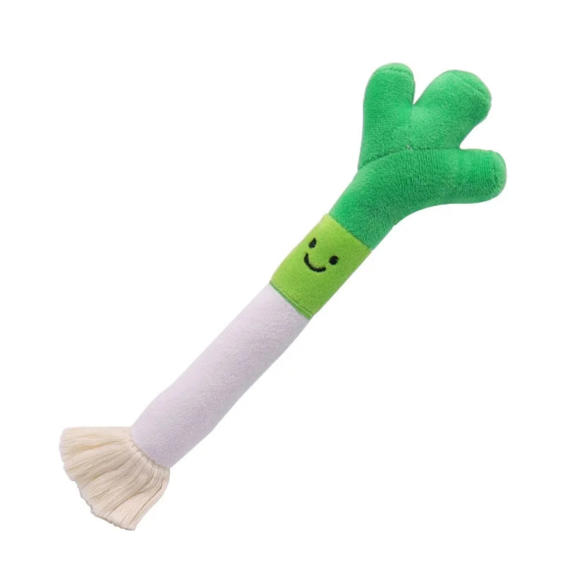 Squeaky Plush Bone Dog Toy — Puppy Teething & Molar