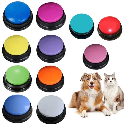 Recordable Dog Communication Button — Pet Training Buzzer