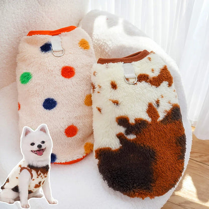 Flannel Pet Pajamas & Warm Vest Coat — For Dogs & Cats