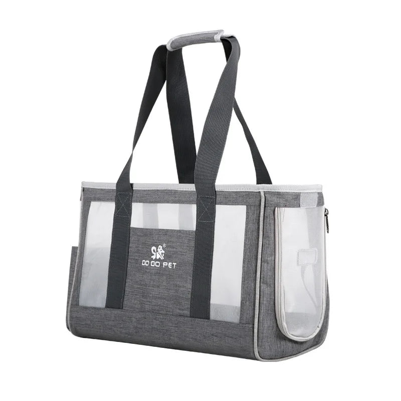 Portable Cat Carrier Bag — Breathable Travel Shoulder Bag