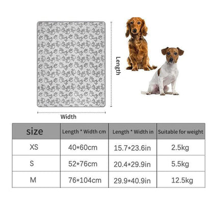 Winter Dog Blanket – Soft Washable Fleece Throw for Dogs & Cats (Grey)