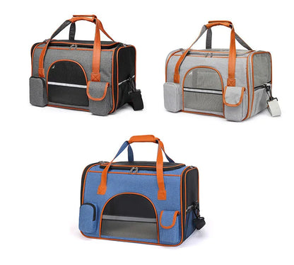 Anti-Collapse Pet Carrier Bag – Travel Handbag for Cats, Puppies & Small Pets