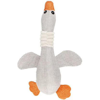 Squeaky Plush Bone Dog Toy — Puppy Teething & Molar