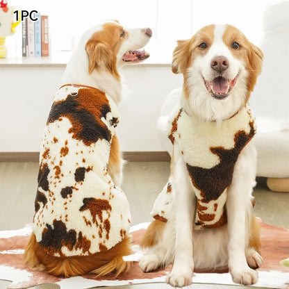 Flannel Pet Pajamas & Warm Vest Coat — For Dogs & Cats