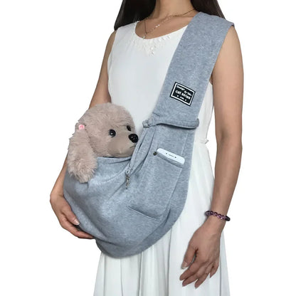 Pet Crossbody Sling Carrier Bag – Portable Shoulder Bag for Small Dogs & Cats