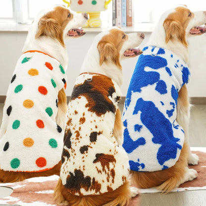 Flannel Pet Pajamas & Warm Vest Coat — For Dogs & Cats