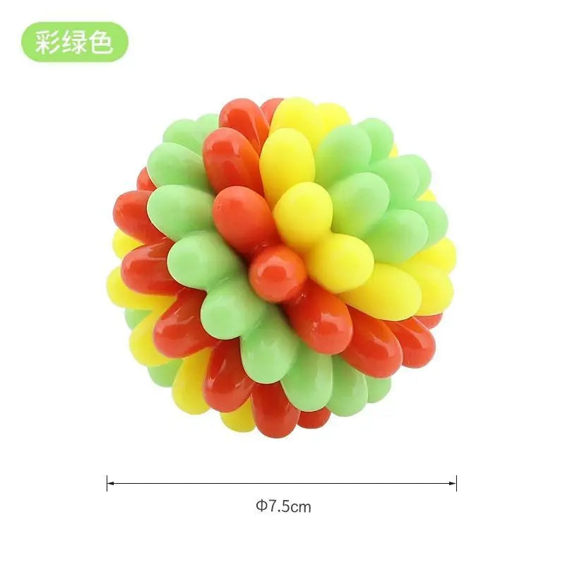 Indestructible TPR Dog Chew Toy — Soft Training Ball