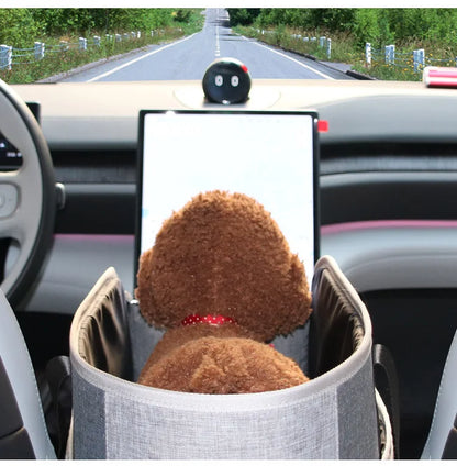 Portable Dog Car Seat Bed — Safe Travel Bed for Small Dogs & Cats