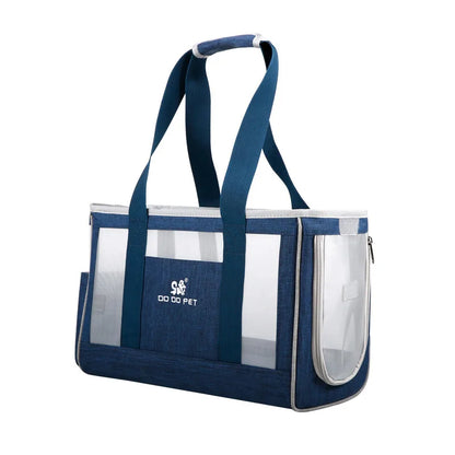 Portable Cat Carrier Bag — Breathable Travel Shoulder Bag