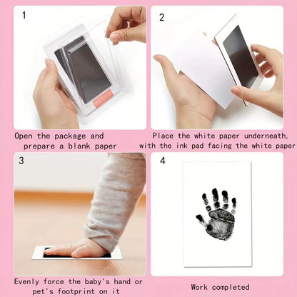 Pet Paw Print Ink Pad Kit — Safe & Non-Toxic