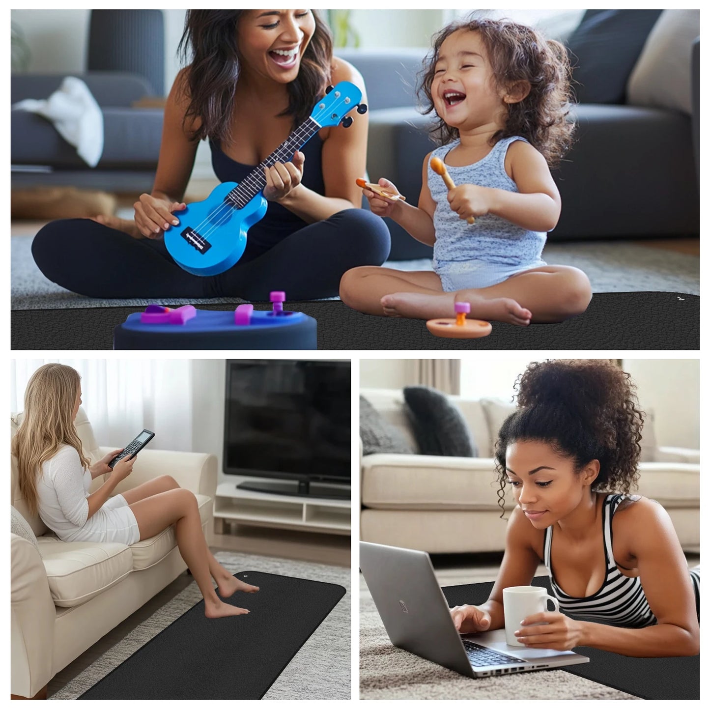 Earthing Grounding Mat – Indoor Wellness Pad for Better Sleep, Pain Relief & Reduced Anxiety