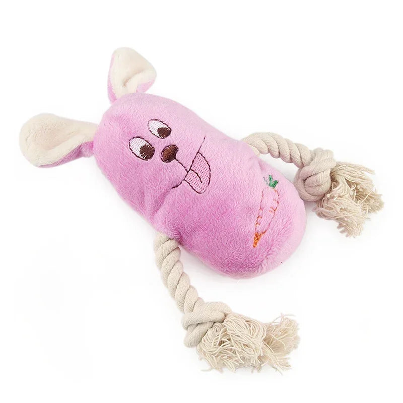 Squeaky Plush Dog Chew Toy for All Breeds