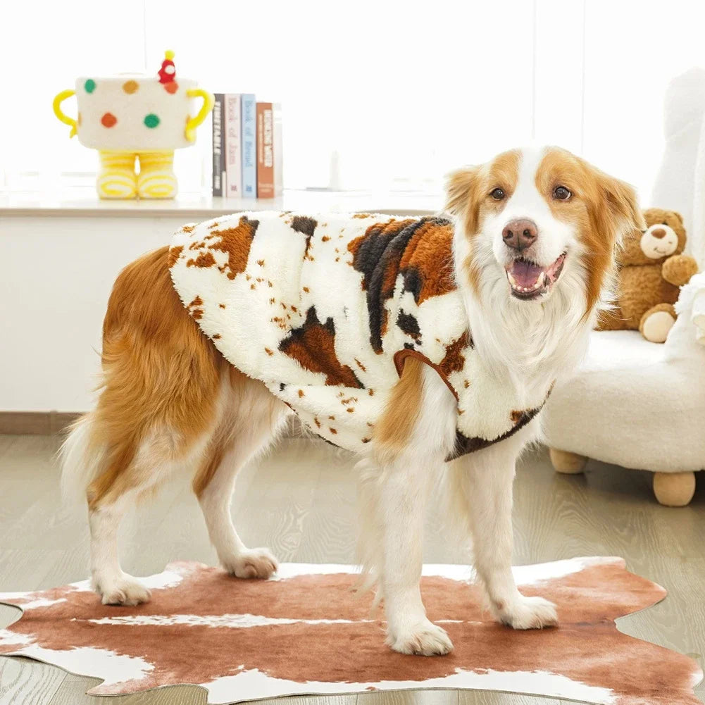 Flannel Pet Pajamas & Warm Vest Coat — For Dogs & Cats