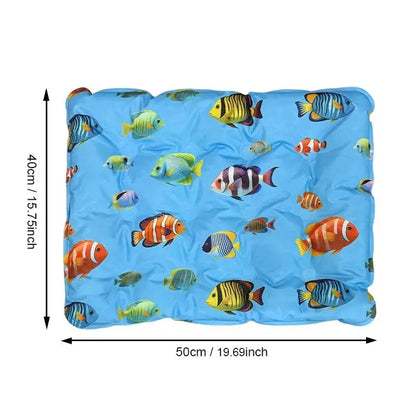 Pet Cooling Ice Mat For Dogs Cats Summer Non Toxic Self Cooling Pad For Indoor Outdoor Use