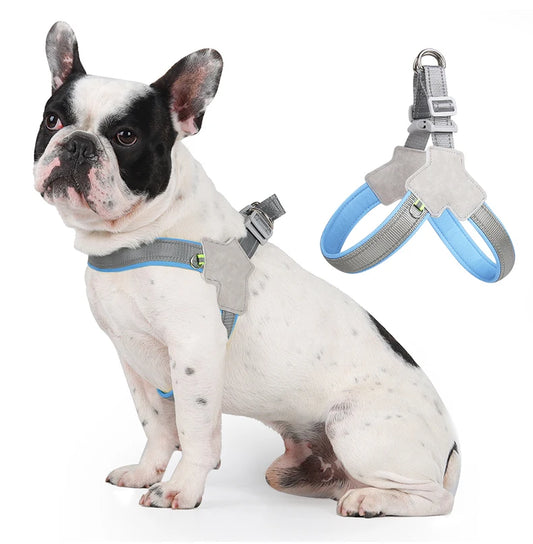 No-Pull Breathable Mesh Dog Harness — Reflective & Adjustable