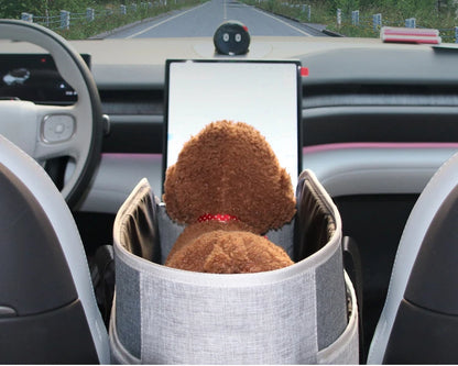 Portable Dog Car Seat Bed — Safe Travel Bed for Small Dogs & Cats