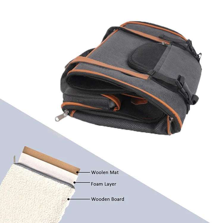 Anti-Collapse Pet Carrier Bag – Travel Handbag for Cats, Puppies & Small Pets
