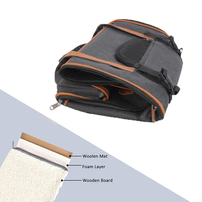 Anti-Collapse Pet Carrier Bag – Travel Handbag for Cats, Puppies & Small Pets