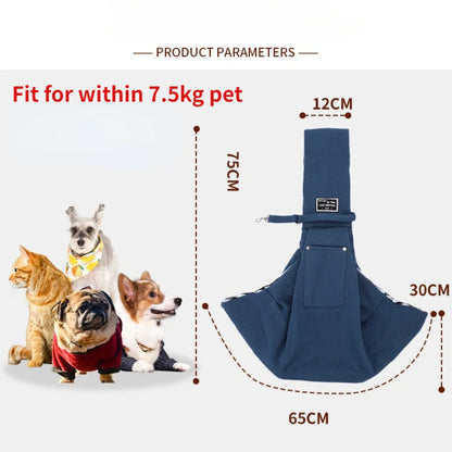 Pet Crossbody Sling Carrier Bag – Portable Shoulder Bag for Small Dogs & Cats
