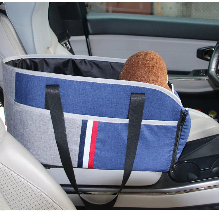 Portable Dog Car Seat Bed — Safe Travel Bed for Small Dogs & Cats
