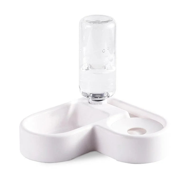 Gravity Pet Feeder Bowl — 500ml Auto Refill for Dogs & Cats