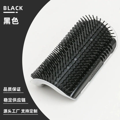 Wall-Mounted Cat Self Groomer with Massage Comb