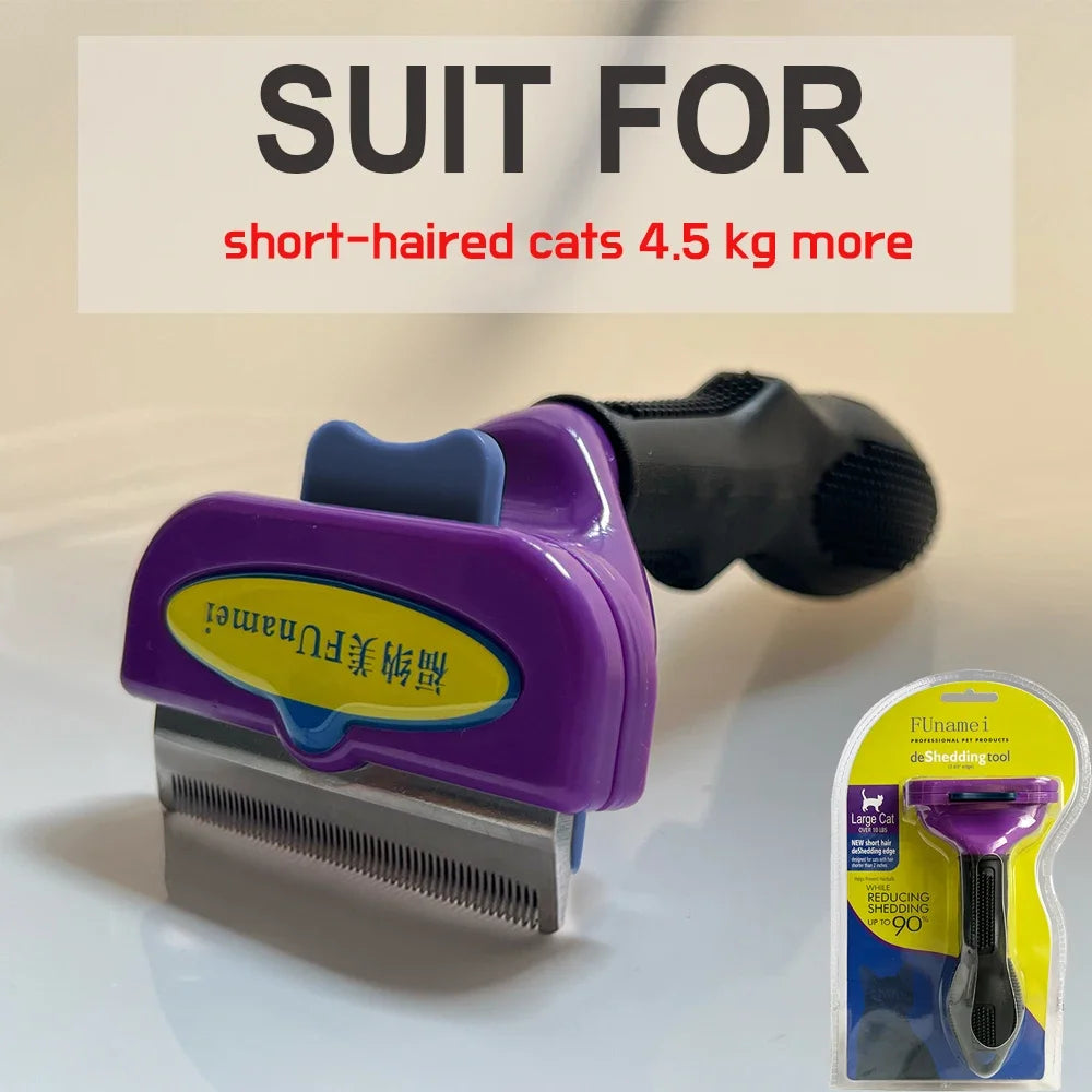 Pet Deshedding Comb Brush — For Dogs & Cats