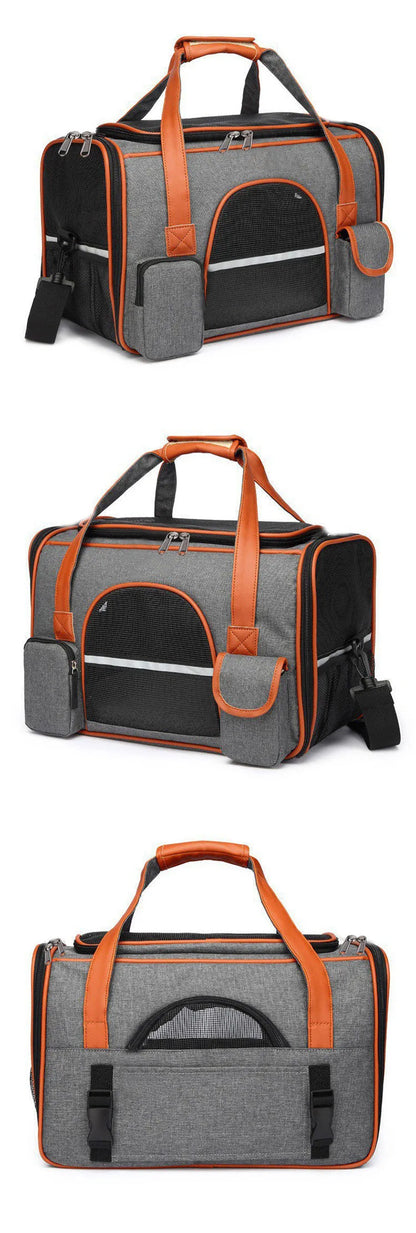 Anti-Collapse Pet Carrier Bag – Travel Handbag for Cats, Puppies & Small Pets