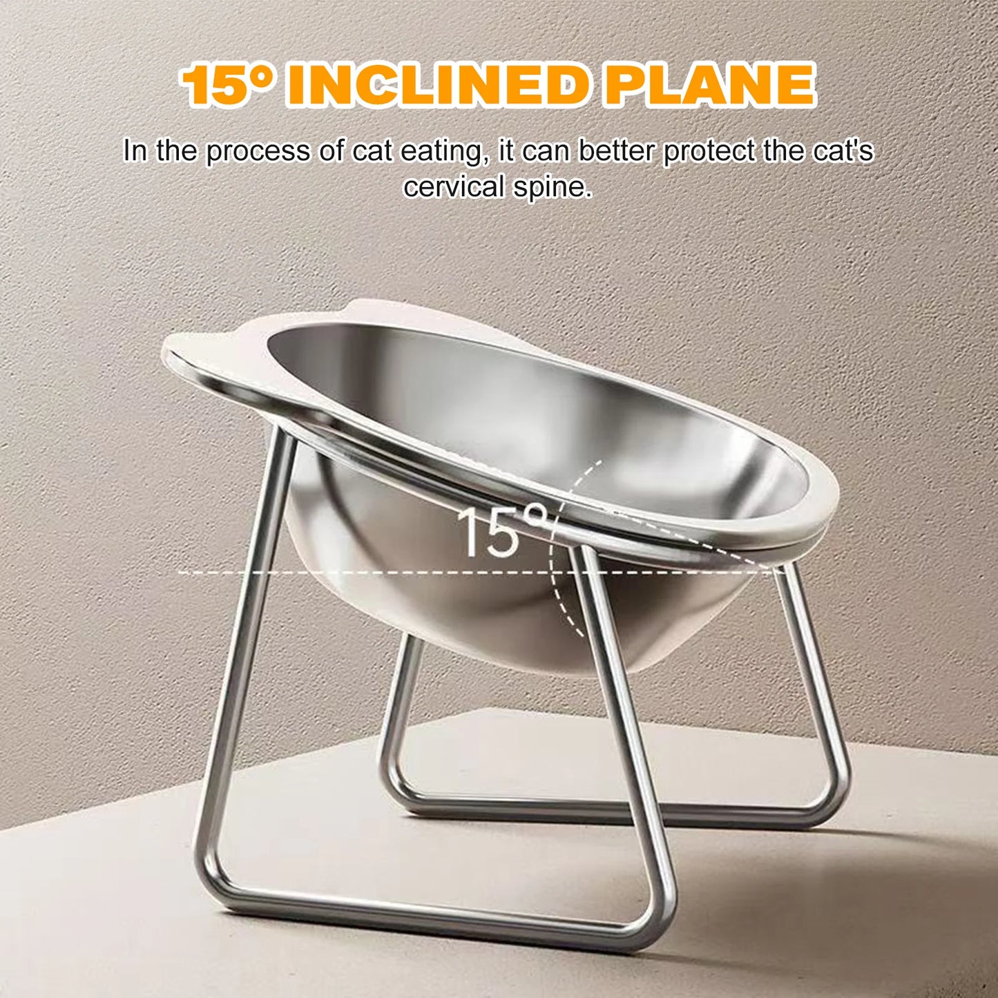 Elevated Stainless Pet Bowl