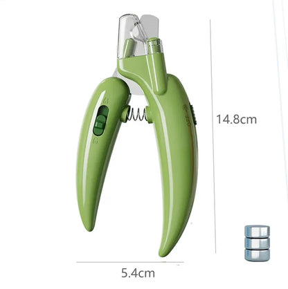 LED Pet Nail Clippers – Safe Dog & Cat Nail Trimmer with Light for Precise Cuts