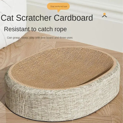 Oval Sisal Cat Scratch Pad & Sleeping Mat
