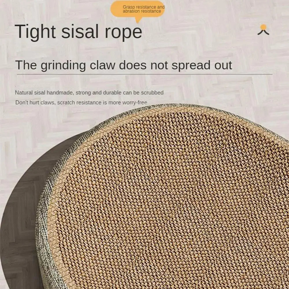 Oval Sisal Cat Scratch Pad & Sleeping Mat