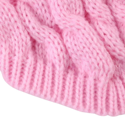 Warm Turtleneck Dog Sweater | Soft Cable Knit for Small & Medium Dogs