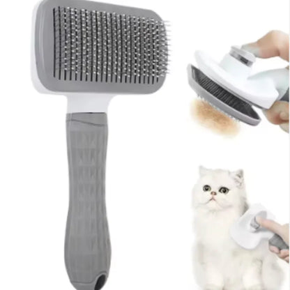 Pet Dog Brush Cat Comb Self Cleaning Pet Hair Remover For Dogs Cats Grooming Tools Pets Dematting Comb Pet Grooming Accessories