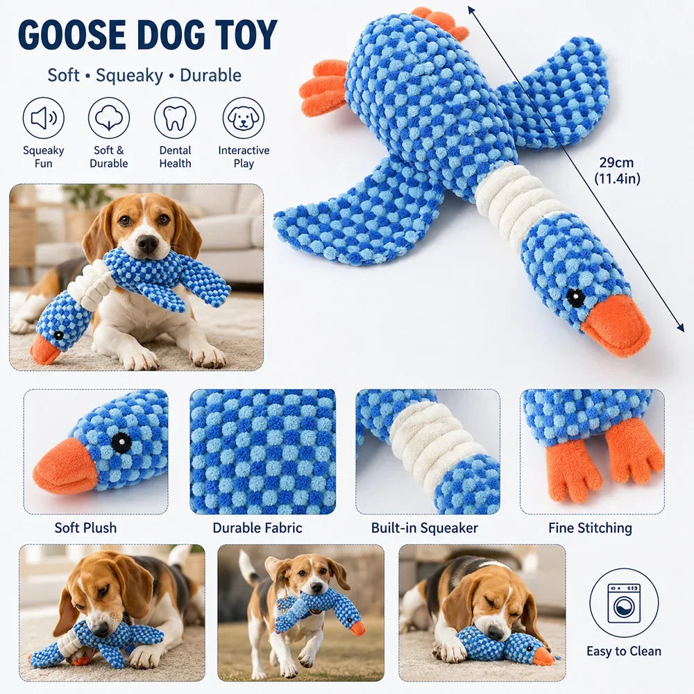 Squeaky Plush Pet Puzzle Toy — Chew-Resistant for Cats & Dogs