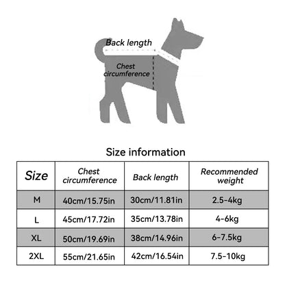 Flannel Pet Pajamas & Warm Vest Coat — For Dogs & Cats
