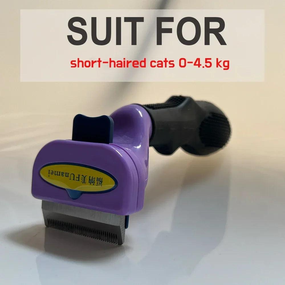 Pet Deshedding Comb Brush — For Dogs & Cats