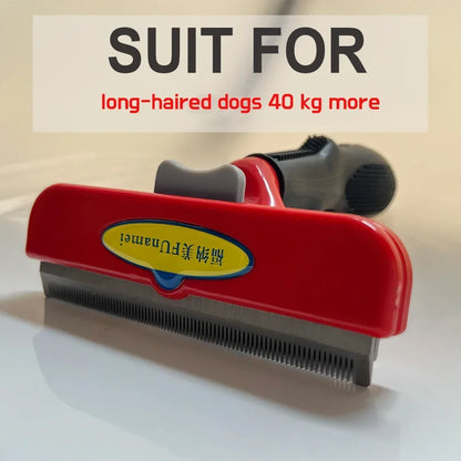 Pet Deshedding Comb Brush — For Dogs & Cats