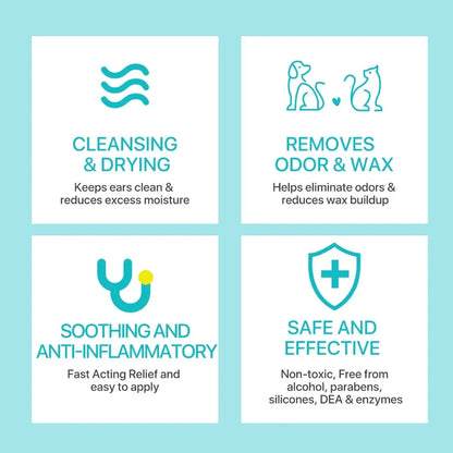Pet Ear Hair Removal Powder – Ear Health Care for Dogs & Cats