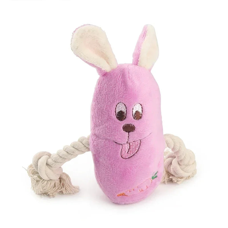 Squeaky Plush Dog Chew Toy for All Breeds
