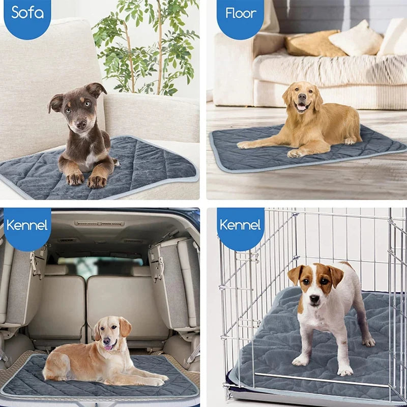 Warm Thermal Pet Bed Mat — Anti-Slip Fleece Cushion