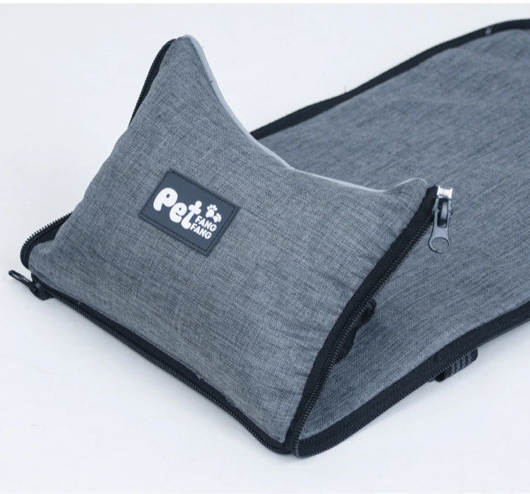 Portable Dog Car Seat Bed — Safe Travel Bed for Small Dogs & Cats